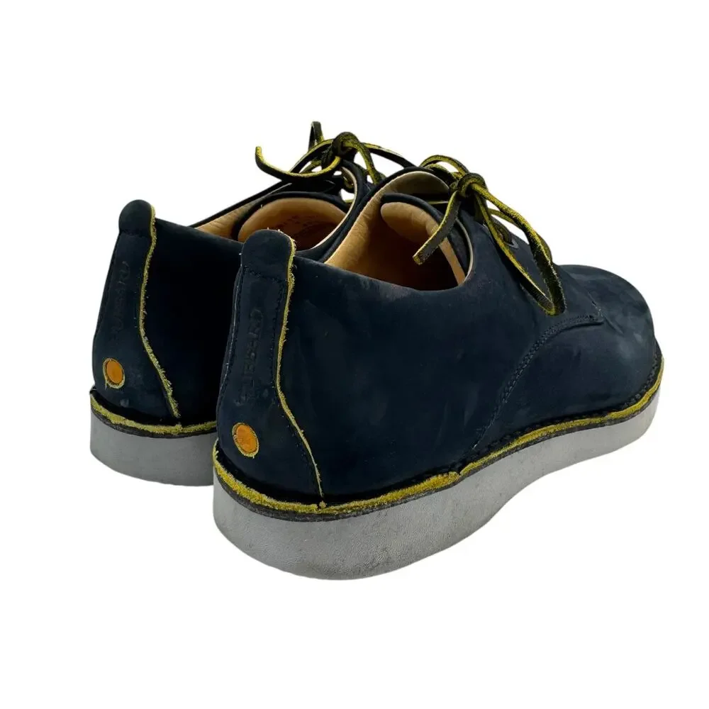Samuel Hubbard Free Navy Nubuck Leather Lace Up Oxford Business casual Shoes